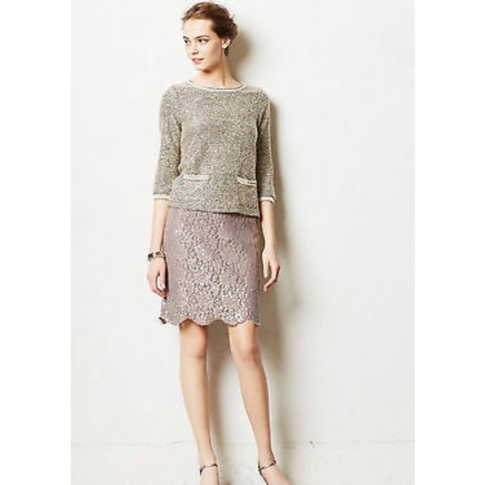 Anthropologie Yoana Baraschi sequin skirt